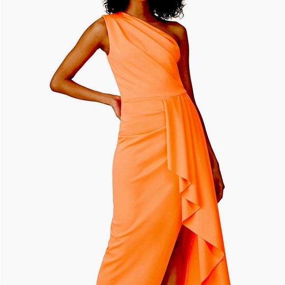 Black Halo Eve Rex Gown One Shoulder - Picture 10 of 10